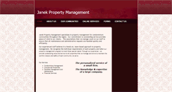 Desktop Screenshot of janekpm.com